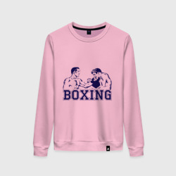 Женский свитшот хлопок Бокс Boxing is cool