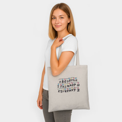 Шоппер BioNature Stranger things alphabet - фото 2