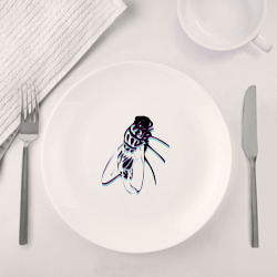 Набор: тарелка + кружка Муха Fly - фото 2
