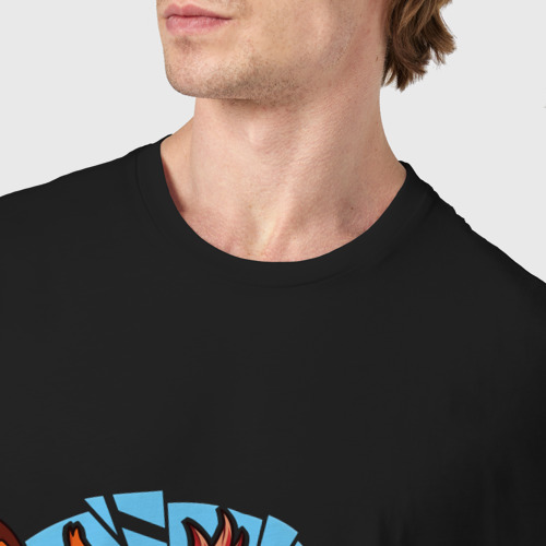 Мужская футболка хлопок с принтом Crash Bandicoot - It's About Time, фото #4