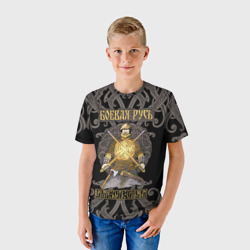 Детская футболка 3D Боевая Русь - русский богатырь - фото 2