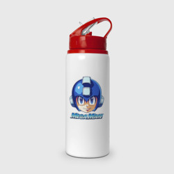Бутылка для воды с трубочкой Mega Man - Rockman