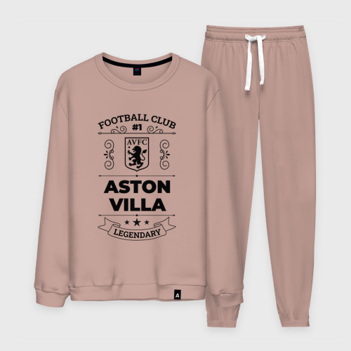 Мужской костюм хлопок с принтом Aston Villa: Football Club Number 1 Legendary, вид спереди #2