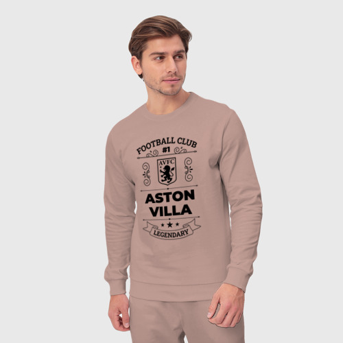 Мужской костюм хлопок с принтом Aston Villa: Football Club Number 1 Legendary, вид сбоку #3