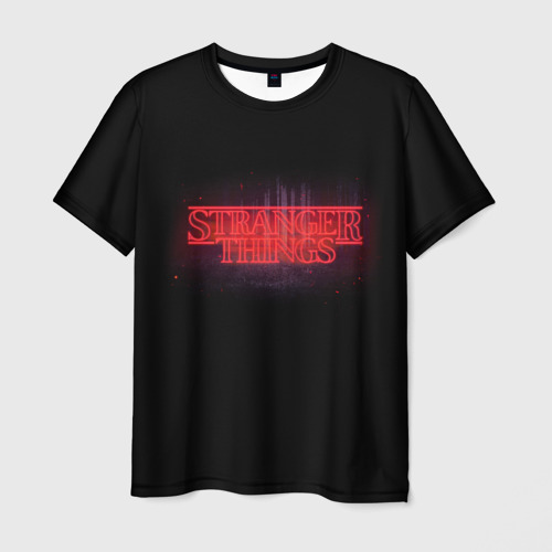 Мужская футболка 3D С логотипом Stranger Things, цвет 3D печать