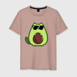 Avo cat o в очках – Мужская футболка хлопок с принтом купить со скидкой в -20%