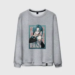 Мужской свитшот хлопок Hatsune Miku Drain
