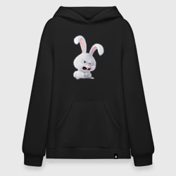 Худи SuperOversize хлопок Свирепый пушистый зайчара Ferocious fluffy hare