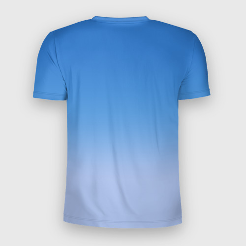 Мужская футболка 3D Slim с принтом МАРИН КИТАГАВА С МОЛОЧНЫМ КОКТЕЛЕМ, вид сзади #1