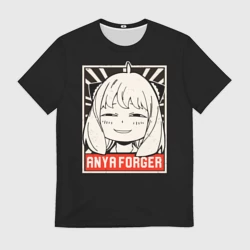 Мужская футболка 3D Аня Форджер Семья Шпиона
