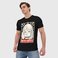 Мужская футболка 3D Аня Форджер Семья Шпиона - фото 2