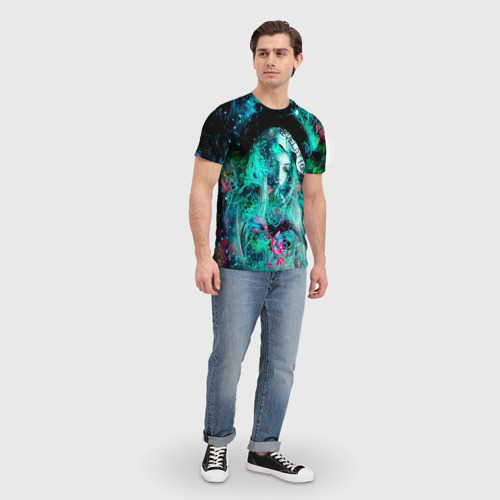Мужская футболка 3D с принтом Revelation Moon, вид сбоку #3