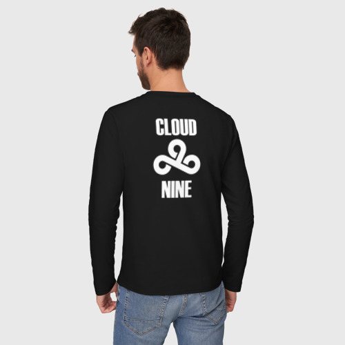 Мужской лонгслив хлопок Cloud9 Summer X 2022-23, цвет черный - фото 4