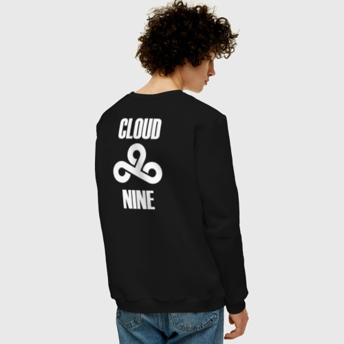 Мужской свитшот хлопок Cloud9 Summer X 2022-23, цвет черный - фото 4