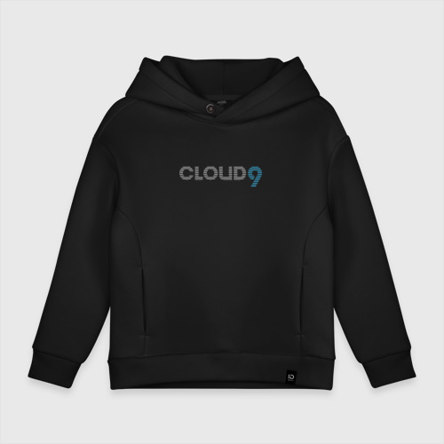 Детское худи Oversize хлопок Cloud9 Summer9 2022-23, цвет черный