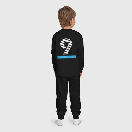 Детская пижама с лонгсливом хлопок Cloud9 Summer9 2022-23, цвет черный - фото 4