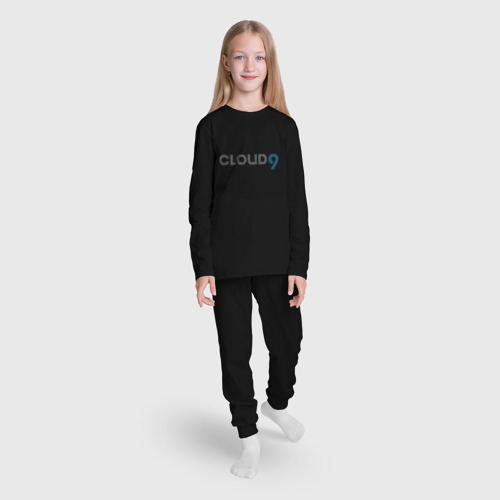 Детская пижама с лонгсливом хлопок Cloud9 Summer9 2022-23, цвет черный - фото 5