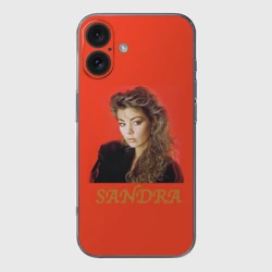 Чехол для iPhone 16 силиконовый с защитой камеры Звёзды 80-х Sandra