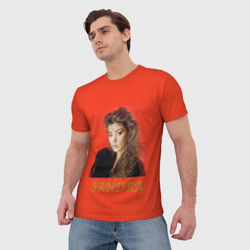 Мужская футболка 3D Звёзды 80-х Sandra - фото 2