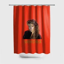Штора 3D для ванной Звёзды 80-х Sandra