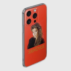 Чехол для iPhone 15 Pro силиконовый с защитой камеры Звёзды 80-х Sandra - фото 2