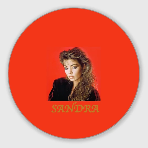 Круглый коврик для мышки Звёзды 80-х Sandra
