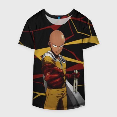 Накидка на куртку 3D One Punch Man - Сайтама-аниме, цвет 3D печать - фото 4