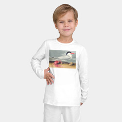 Детская пижама с лонгсливом хлопок Cayenne Tern Чайка и краб - фото 2