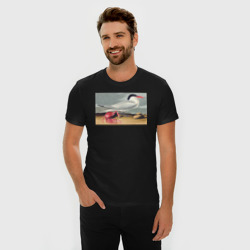 Мужская футболка хлопок Slim Cayenne Tern Чайка и краб - фото 2