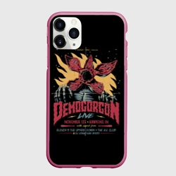 Чехол для iPhone 11 Pro матовый Stranger Things Demogorgon