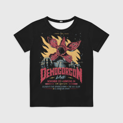 Детская футболка 3D Stranger Things Demogorgon