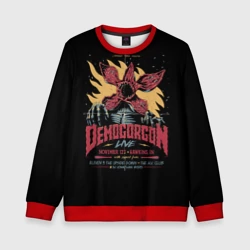 Детский свитшот 3D Stranger Things Demogorgon