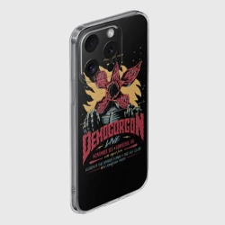 Чехол для iPhone 15 Pro силиконовый с защитой камеры Stranger Things Demogorgon - фото 2