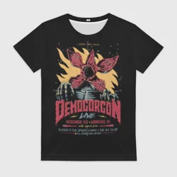 Женская футболка 3D Stranger Things Demogorgon