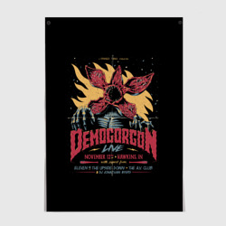 Постер Stranger Things Demogorgon
