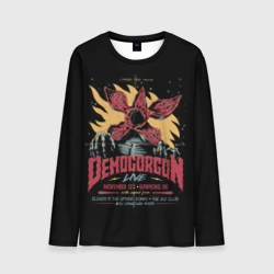 Мужской лонгслив 3D Stranger Things Demogorgon