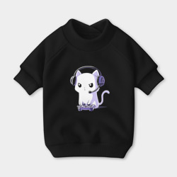 Свитшот для собак хлопок Котёнок игроман The kitten is a gamer