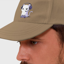 Бейсболка Котёнок игроман The kitten is a gamer