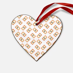 Деревянная игрушка Сердце Пищевая сода