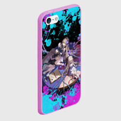 Чехол для iPhone 5/5S матовый Грета Honkai star rail - фото 2