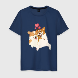 Мужская футболка хлопок Счастливые псы