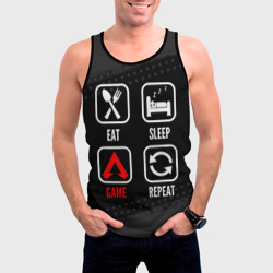 Мужская майка 3D Eat, Sleep, Apex Legends, Repeat - фото 2