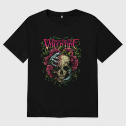 Мужская футболка хлопок Oversize Bullet For My Valentine Постер