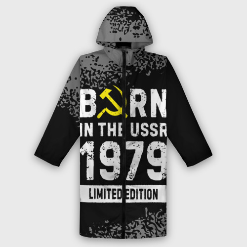 Мужской дождевик 3D Born In The USSR 1979 year Limited Edition, цвет белый