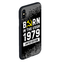 Чехол для iPhone XS Max матовый Born In The USSR 1979 year Limited Edition - фото 2