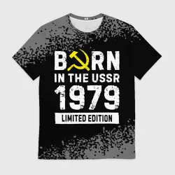 Мужская футболка 3D Born In The USSR 1979 year Limited Edition