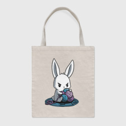 Шоппер BioNature Зайчонок обнял клубки The bunny hugged the balls