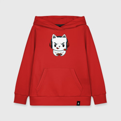 Детская толстовка хлопок  The cat is a cyber player