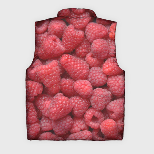Мужской жилет утепленный 3D Малина - ягоды, цвет светло-серый - фото 2