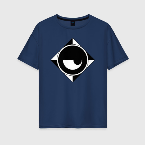 Женская футболка хлопок Oversize с принтом Spy x Family | Logo, вид спереди #2